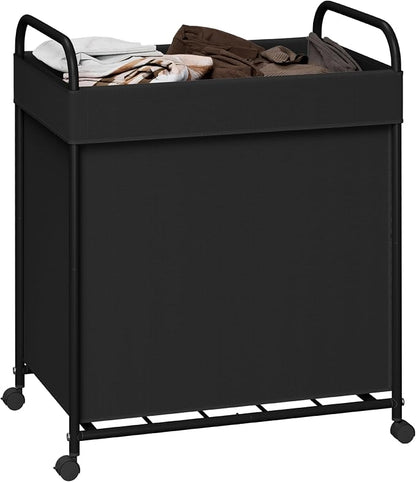 Laundry Basket with Wheels, Rolling Laundry Hamper, Laundry Sorter with by Unknown