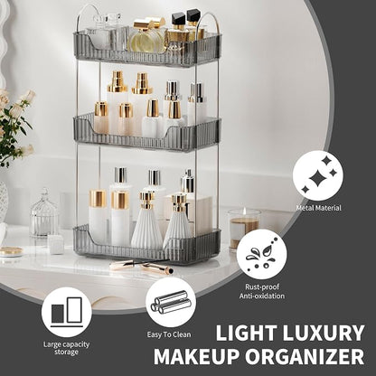 YCIA&DONE Bathroom Organizer Countertop, Makeup Storage, Skincare Cosmetic Tray - Image 5