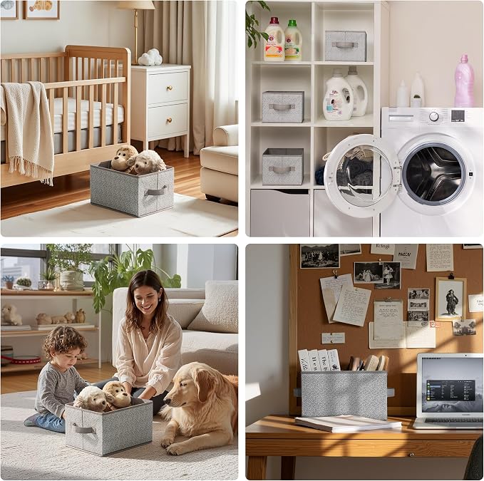 GRANNY SAYS Fabric Storage Bins, Closet Storage Bins - Image 7