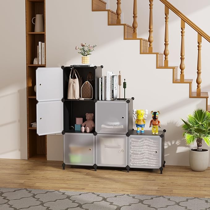 Cube Storage Organizer, 6-Cube Shelves Unit - Image 5