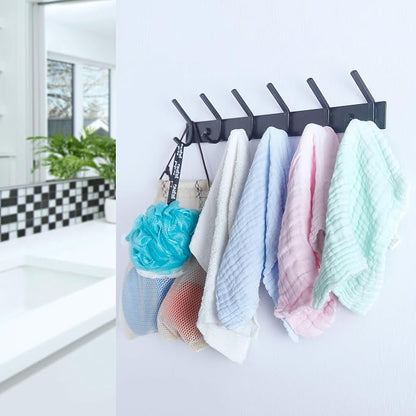 WEBI Coat Rack Wall Mounted, 4 Coat Hooks - Image 8
