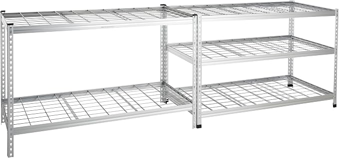 Amazon Basics 4000IBS Heavy Duty Adjustable Storage Shelving Unit, 5 Shelf - Image 3