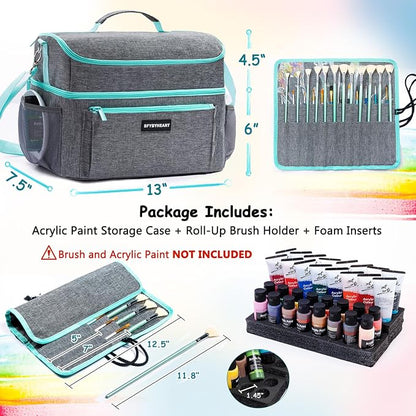 Acrylic Paint Organizer Bag - Image 4