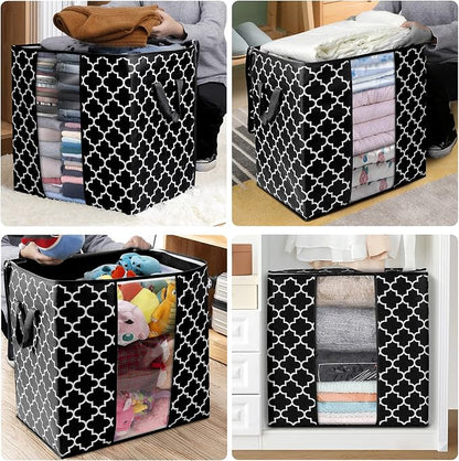 WISELIFE Storage Bags Large Blanket Clothes Organization and Storage Containers - Image 6