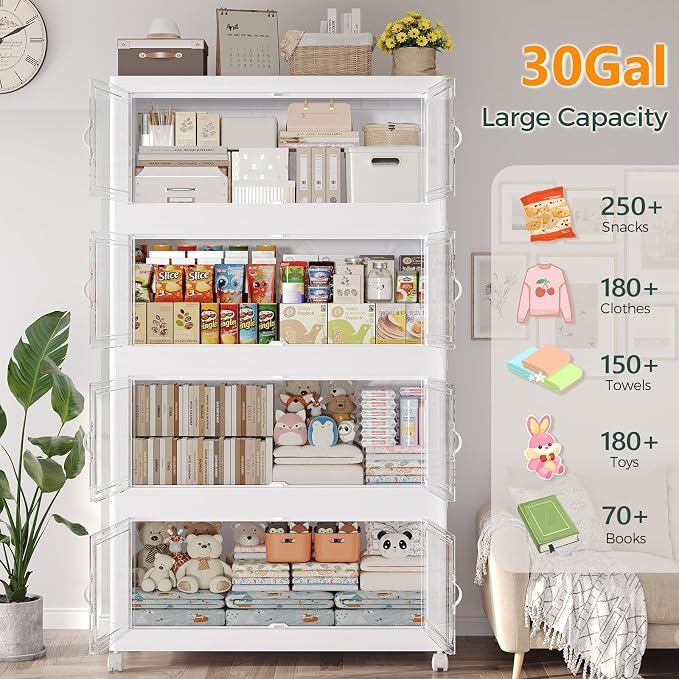 600QT Extra Large Stackable Storage Bins - Image 5