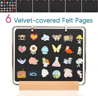 Pacmaxi Pin Display Organizers, Brooch Pin Holder, Enamel Pin Display Pages - Image 4