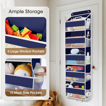 1 Pack Over The Door Organizer, Hanging Storage Organizer - Image 4