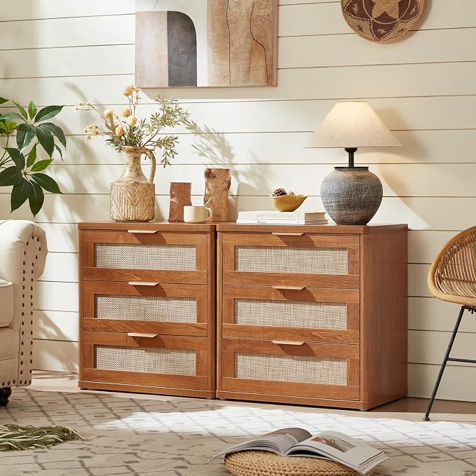 LEYAOYAO Rattan Night Stand - Image 6