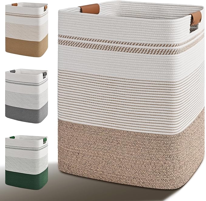 Laundry Hamper, 95L Tall Laundry Basket by Degeyoyo