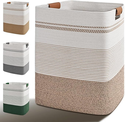 Laundry Hamper, 85L Tall Laundry Basket by Degeyoyo