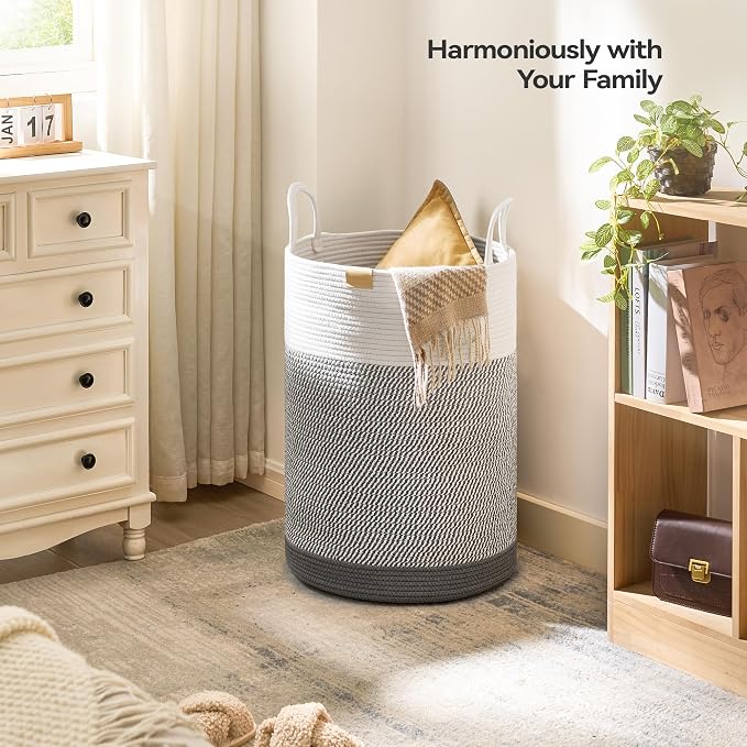 Laundry Hamper 75L, Large Laundry Basket - Image 2