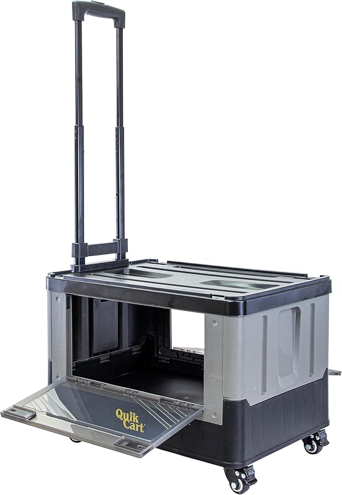 dbest products Quik Cart Extended Four Wheeled Rolling Crate Teacher Utility by dbestproductsInc