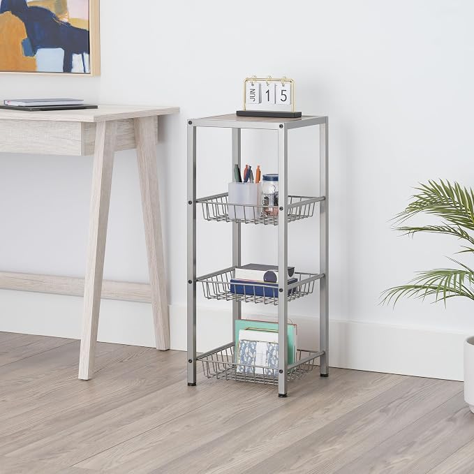 TRINITY 4-Tier Freestanding Metal Shelving Rack - Image 2