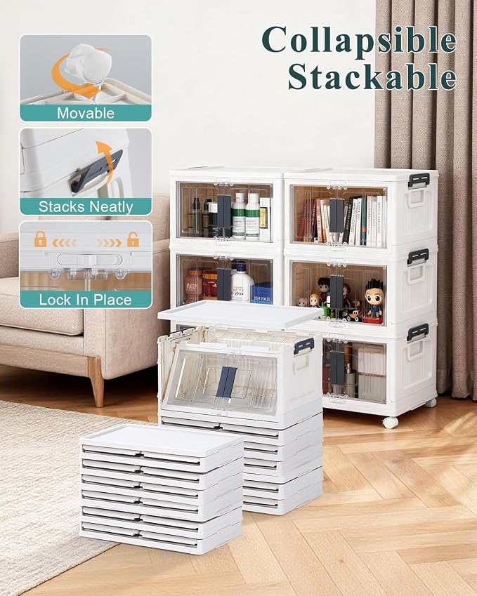 OlarHike 23QT Stackable Storage Bins - Image 3