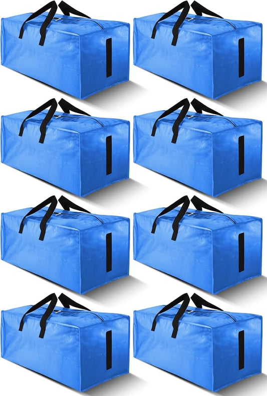 8 Pack Large Strong Moving Bags by HOMESURE
