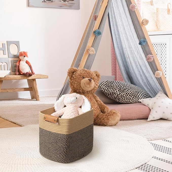 danpinera 3-Pack Cotton Rope Baskets - Image 5