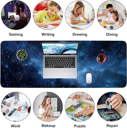 Galaxy Mouse Pad – Large Extended Desk Mat 31.5 x 11.8 in– Deep Space Nebula - Image 9