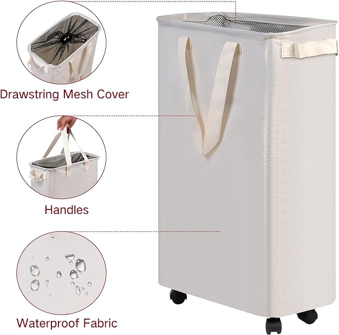 efluky Slim Laundry Hamper - Image 5