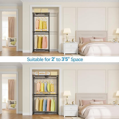 VIPEK X1 Expandable Clothes Rack Heavy Duty Adjustable from 2' to 3'5" - Image 2