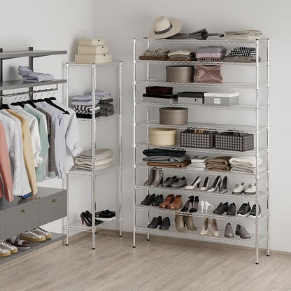 14" Deep x 54" Wide x 86" Height x Wire Shelving Kit | 10-Tier | NSF Commercial - Image 5