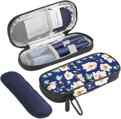 Insulin Cooler Travel Case Diabetic Medication Insulated Cool Organizer by Gelozid