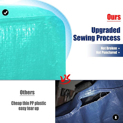 Cosy Family 4 Pack Heavy Duty Extra Large Moving Bags - Image 3