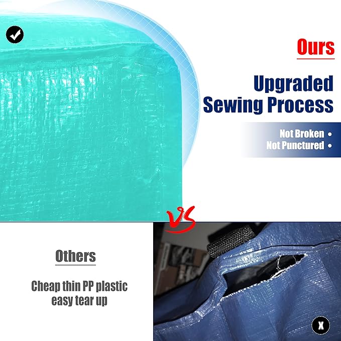 Cosy Family 12 Pack Heavy Duty Extra Large Moving Bags - Image 3