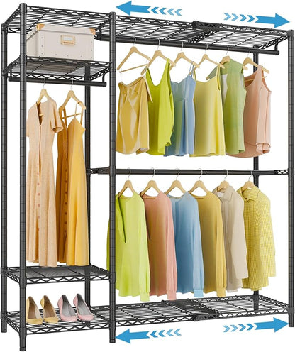 VIPEK X20 Expandable Metal Clothing Rack Adjustable from 3'3" to 4'8" Heavy by VIPEK