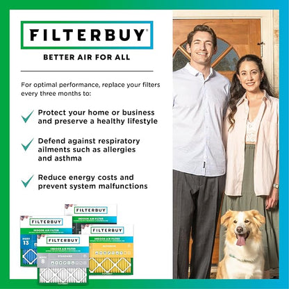 Filterbuy 24x24x5 Air Filter MERV 11 Superior Pet & Allergy Defense, - Image 7