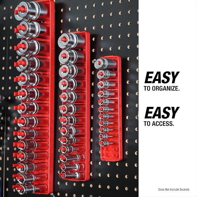 OEMTOOLS 22234 Socket Organizer, 6 Piece Socket Organizers, SAE and Metric - Image 5