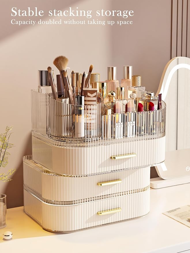 360° Rotating Makeup Organizer - Image 5