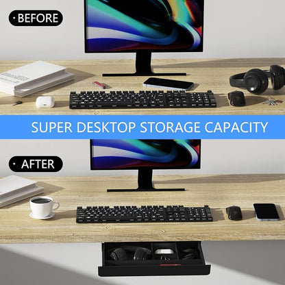 Under Desk Mounted Sliding Pull-out Drawer - Image 6