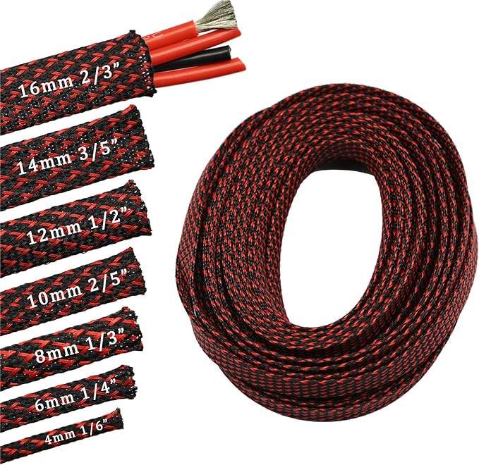 30ft PET Expandable Sleeving Wire Cable Sleeve - Image 2