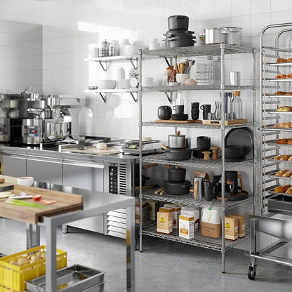 24" Deep x 36" Wide x 74" Height Wire Shelving Kit | 6-Tier | NSF Commercial - Image 5