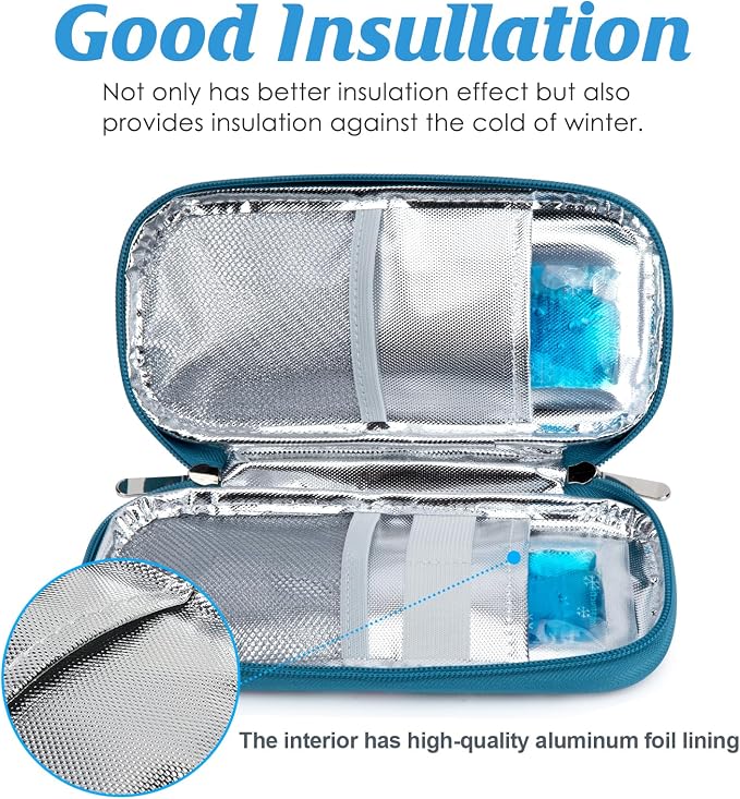 YOUSHARES Insulin Cooler Travel Case TSA Approved Medication Diabetic Supplies - Image 5