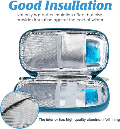 YOUSHARES Insulin Cooler Travel Case TSA Approved Medication Diabetic Supplies - Image 5