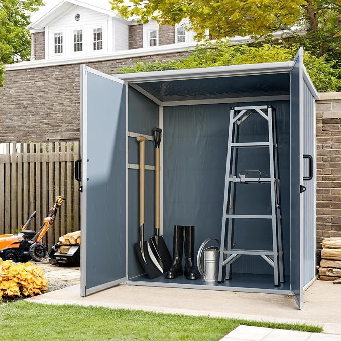 Outdoor Storage Shed, 5x3FT Resin Shed - Image 2