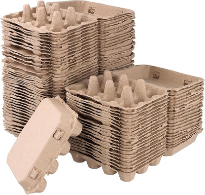 60 Pack 12 Count Quail Egg Cartons, Paper Pulp Quail Egg Holders, Bulk Quail by TAICHEUT