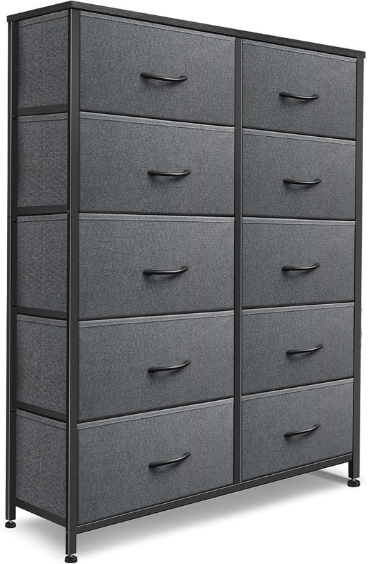Dresser for Bedroom with 10 Drawers, Chest of Drawers, Storage Drawers by Sonharlar