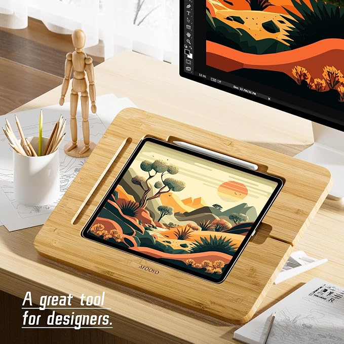 Bamboo Tablet Drawing Stand - Image 2
