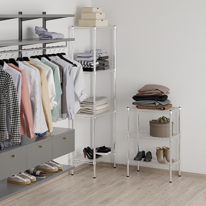 14" Deep x 24" Wide x 34" Height Wire Shelving Kit | 3-Tier | NSF Commercial - Image 7