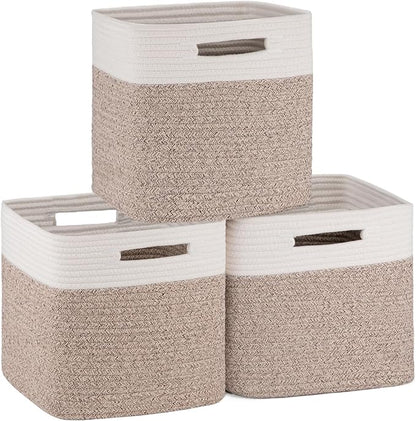 OIAHOMY Cube Storage Basket, 11-Inch Cube Basket by MasterofSpaceOptimization