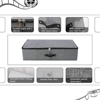 Omygarden 2PCS Foldable Under Bed Storage Box - Image 3