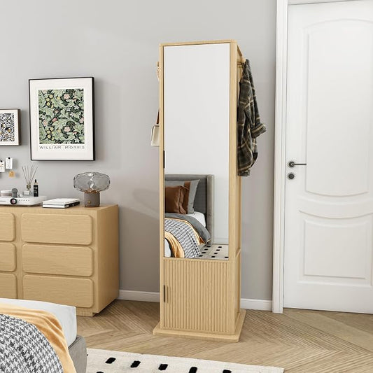 Montary 360° Rotating Makeup & Jewelry Cabinet by Montary
