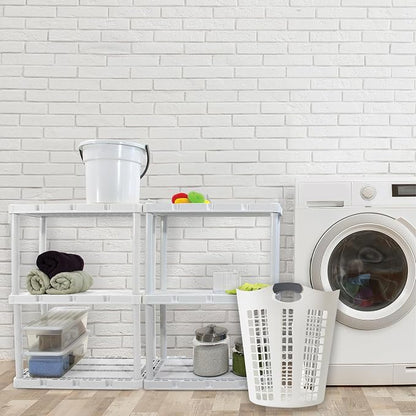 Gracious Living Laundry Basket, Easy Carry Flex Collapsible Hamper, 87.5 Liters - Image 6