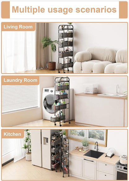 UMDONX Slim Storage Cart 5 Tier - Image 8