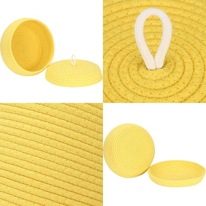 Sea Team Round Cotton Rope Storage Basket - Image 5