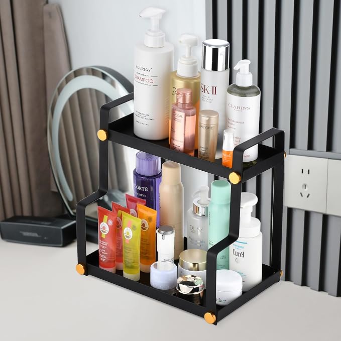 FFK 2 Tier Countertop Organizer, Cosmetic Organizer, Storage Shelf - Image 2