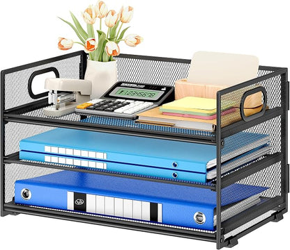 Subekyu 3 Tier Paper Letter Tray Organizer by SUBEKYU