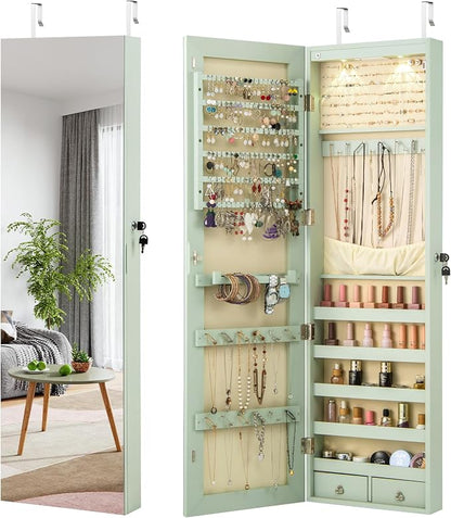 Giantex Wall Door Mounted Jewelry Armoire Cabinet by Giantex